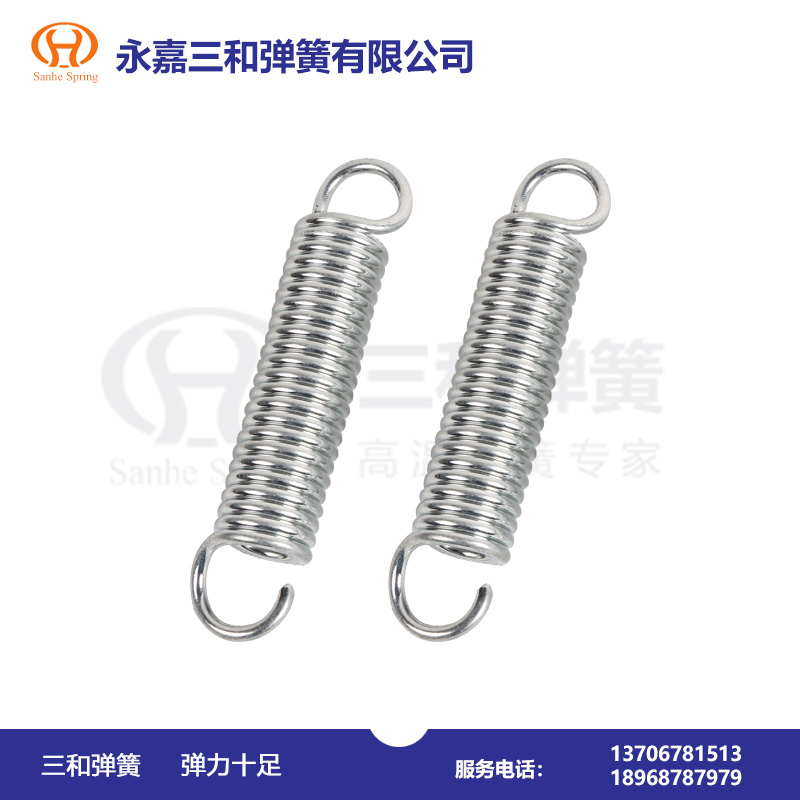 半圓(yuan)鈎環拉(la)伸彈簧(huáng)--彈簧廠(chǎng) 半(ban)圓鈎環(huán)拉伸彈(dàn)簧--彈簧(huang)廠