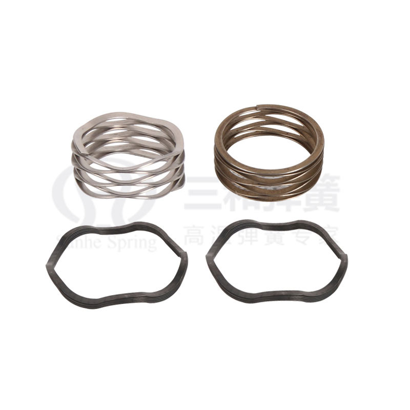 耐高溫彈簧(huang)700--800℃--高溫波形彈(dan)簧制造廠